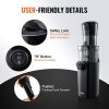 VEVOR Masticating Juicer, Cold Press Juicer Machine, 2.6" Large Feed Chute Slow Juicer, Juice Extractor Maker with High Juice Yield, Easy to Clean wit