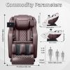 The perfect Gift for Relaxation & Health! Zero Gravity Massage Chair with Hip Heating