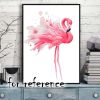 Flamingos Cross Stitch Stamped Kits 11CT Printed Embroidery DIY Crafts Needlepoint Kit, 18X25 inch