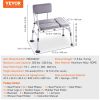 VEVOR Tub Transfer Bench for Bathtub 500lbs, Shower Seats for Adults, Lightweight Shower Bench for Elderly and Disabled with Padded Seat