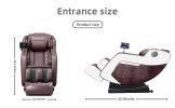The perfect Gift for Relaxation & Health! Zero Gravity Massage Chair with Hip Heating