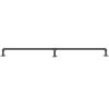 VEVOR Pipe Stair Handrail, 4FT Staircase Handrail, 440LBS Load Capacity Carbon Steel Pipe Handrail, Industrial Pipe Handrail with Wall Mount Supp