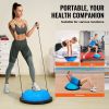 VEVOR Half Exercise Ball Trainer, 23 inch Balance Ball Trainer, 660 lbs Capacity Stability Ball, Yoga Ball with Resistance Bands and Pump