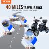 VEVOR Heavy Duty 4-Wheel Mobility Scooters for Seniors & Adults 450lbs Capacity - 40 Miles 3-Speed Long Range, 500W All Terrain Electric Recreational