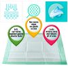 Pack of 100 Green Underpads 30 x 36 Disposable Backsheet Pads Incontinence Care for Men Women Unisex Sanitary Hygiene Effective Leak Protection f