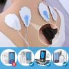 TENS/EMS Unit Replacement Pads NURSAL 20 Pack 3.5mm Snap Electrode Pads for Electrotherapy (Not Fit NURSAL Blue Tens) Reuse More Than 30 Times