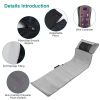 Full Body Electric Massage Mat with Heat Vibration Massage Pad Cushion Back Massage Mattress Chair Pad with Neck Massage Pillow with 10 Vibration