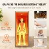 VEVOR Far Infrared Wooden Sauna, Room Home Sauna Spa for One Single Person