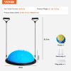 VEVOR Half Exercise Ball Trainer, 23 inch Balance Ball Trainer, 660 lbs Capacity Stability Ball, Yoga Ball with Resistance Bands and Pump