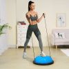 VEVOR Half Exercise Ball Trainer, 23 inch Balance Ball Trainer, 660 lbs Capacity Stability Ball, Yoga Ball with Resistance Bands and Pump
