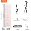 VEVOR Red Light Therapy for Whole Body, 300 Dual-Chip LEDS, 10Hz/40Hz Pulse, 3 Timing Setting