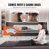 VEVOR Sauna Blanket for Detoxification, Portable Far Infrared Sauna for Home Relaxation, 1-6 Level Adjustable Temprature Rannge 95-185°F , 1-60 Minute
