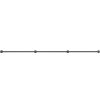 VEVOR Pipe Stair Handrail, 9FT Staircase Handrail, 440LBS Load Capacity Carbon Steel Pipe Handrail, Industrial Pipe Handrail with Wall Mount Supp