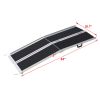 wheel chair ramp 7ft ,aluminium threhold ramp,Portable and Foldable, 600 Pound Capacity, Non-Skid Surface, Two Separate Pieces, for Home, Steps