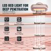 VEVOR Red Light Therapy Wand for Face and Neck, 3-in-1 LED Facial Wand Red Light Therapy Device with Heating Therapy| Vibrating Facial Massage, Portab