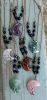 EMF 5G Shielding Silver Necklace Crescent Moon Clear Quartz Shungite Hematite Black Tourmaline