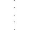 VEVOR Pipe Stair Handrail, 13FT Staircase Handrail, 440LBS Load Capacity Carbon Steel Pipe Handrail, Industrial Pipe Handrail with Wall Mount Sup