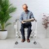 Toilet Safety Rails for Elderly Adjustable Toilet Safety Rails Stand Alone Toilet Safety Frame with Adjustable Heights Width for Elderly Pregnant