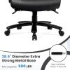PU Leather Massage Office Chair with Thick Foam Cushion