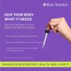 Raw Science Organic Mullein Drops for Lungs Respiratory Support & Mucus Relief Lung Detox for Smokers