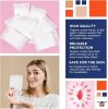 Cotton Period Pads for Women 9.5", Pack of 15 Organic Pads with Wings, Unscented Feminine Pads, Individually Packaged Maxi Pads with Wings