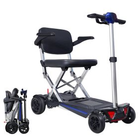 MOBIFREE Powered Lightweight Manual Folding Mobility Scooter M2020 for Adults and Seniors. 275 LB Wt. Capacity
