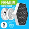 Luxury Filtered High Pressure Rain Shower Head with Filter for Chlorine, Rust, Sediments - Water Filter Shower Head infused with Vitamins C, E, A