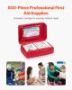 First Aid Kit 500 Pieces Large Survival Bag Emergency Medical Supplies for Travel or Home Care