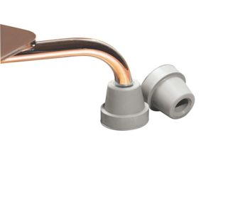 Quad Cane Tips Only 1/2 inch Grey  Pk/4 Tips