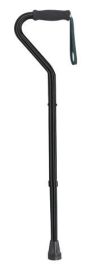Bariatric Heavy Duty Offset Cane Alum Adjusts from 37 - 46   (Tall) - 600 LB WT Capacity