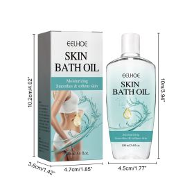 EELHOE Shower Oil Body Cleansing Repairing Skin Moisturizing Lubricating Skin Care Bath Oil (Color: White)