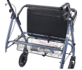 Drive Bariatric Rollator Oversize With Loop Hand Brake - Folding | Steel - 500 LB Wt Capacity