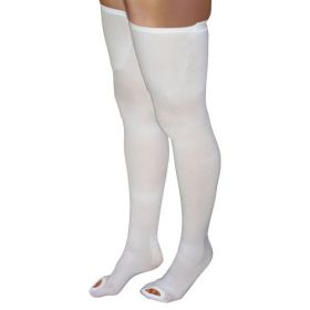 Anti-Embolism Stockings 15-20mmHg Thigh Hi  Inspection Toe (size: Md/Lng)