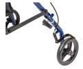 Drive Bariatric Rollator Steel w/6” Wheels & Adjustable Height Knocked-Down - 350 LB Wt Capacity