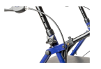 Drive Bariatric Rollator Steel w/6” Wheels & Adjustable Height Knocked-Down - 350 LB Wt Capacity