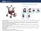 Drive Duet Rollator/Transport Chair - 300 LB WT Capacity