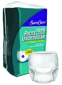 Underwear Disposable (4 pks/20 per case) (size: Medium 34 -46)