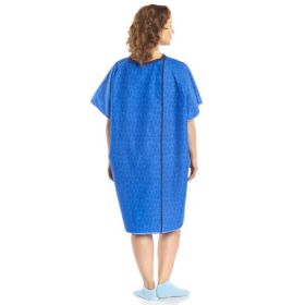 Snapwrap Gown Reusable (Color: Blue Marble Print)