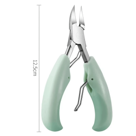 Toe Nail Clippers Nail Correction Thick Ingrown Toenails Nippers Dead Skin Nail Art Pedicure Care Plier Cutter Scissor Tool (Color: GREEN 2)