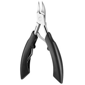 Toe Nail Clippers Nail Correction Thick Ingrown Toenails Nippers Dead Skin Nail Art Pedicure Care Plier Cutter Scissor Tool (Color: Black)