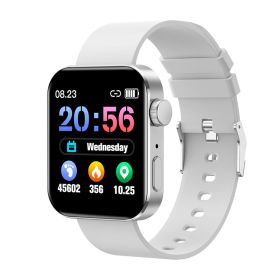 Sports Pedometer Multifunctional Smart Watch Bluetooth Call (Color: Silver)
