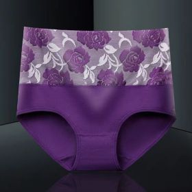 Everdries Leakproof Underwear For Women Incontinence Leak Proof Protective Pants (Color: Purple, size: 4XL)