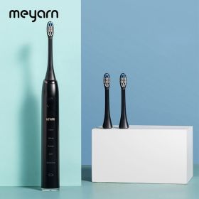 Sonic Electric Toothbrush (Color: Black)