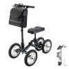 Foldable Aluminum Knee Walker - All-Terrain with 12" Tires