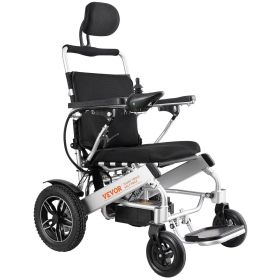 VEVOR Electric Wheelchair for Adults Seniors, 300 lbs Weight Capacity, 20 in Width Lightweight Foldable Motorized Power Wheelchairs (Seat Width: 20 in, Backrest Angle: adjustable)