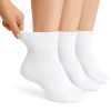 Womens Diabetic Cotton Blend Non-binding Top Diabetes Socks Shoe Size 9-11 3 Pairs