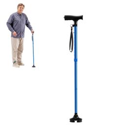 Collapsible Walking Cane with Adjustable Heights for Hiking (Type: Style B, Color: As pic show)