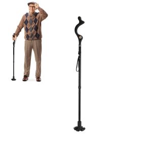 Collapsible Walking Cane with Adjustable Heights for Hiking (Type: Style A, Color: As pic show)