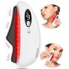 Gua Sha Facial Tool, Electric Black Obsidian Guasha Tool for Face, Chin, Neck, Body, Heated Vibrating Massage Gua Sha Stone for Face Sculpting