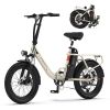INVANTI EB11 Electric Bike  500W Folding Bike 48V 10.4AH 7S Shimano Electric Bicycle - 330 LB Wt. Capacity